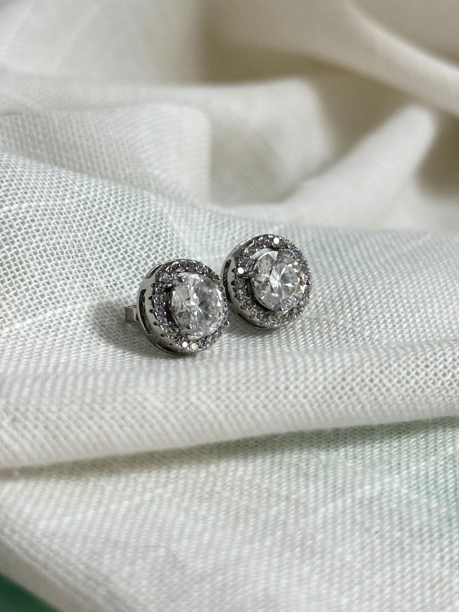 Pendientes "Moissanita Ice Glow"