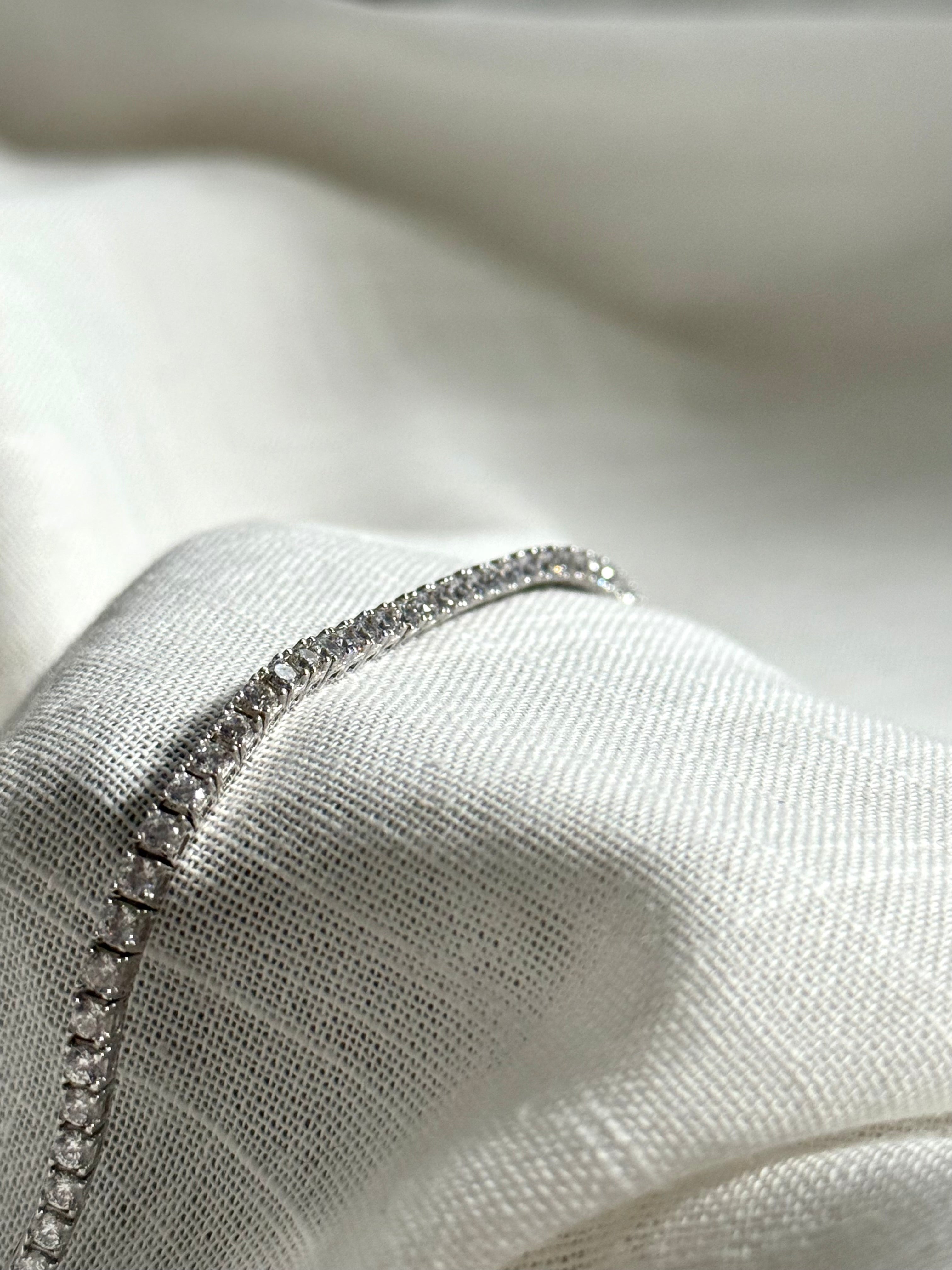 Pulsera "Éclat Eternity Moissanita"