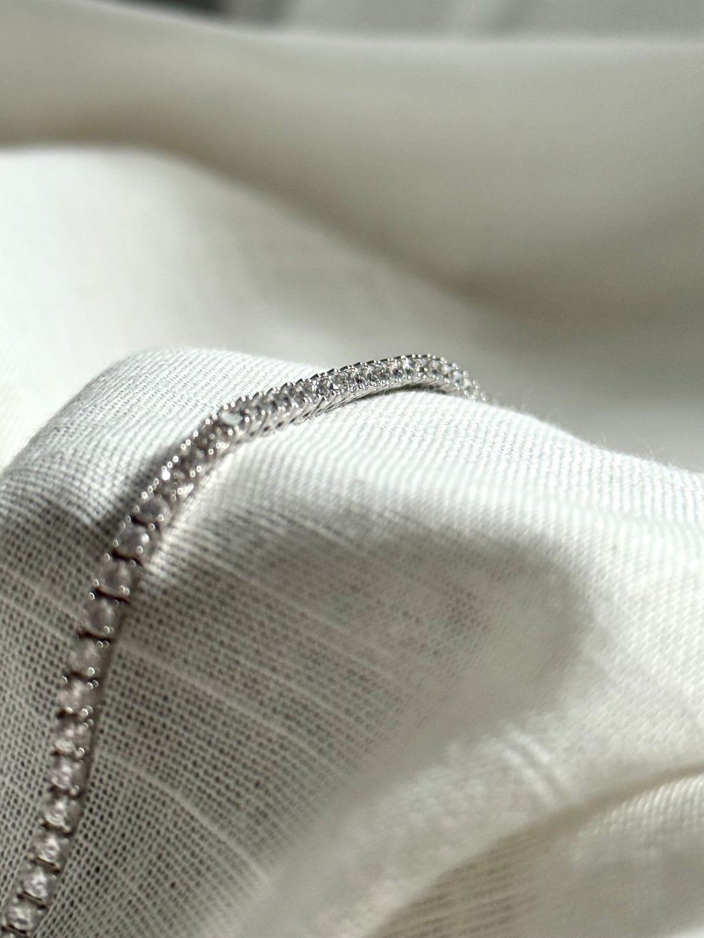 Pulsera "Éclat Eternity Moissanita"