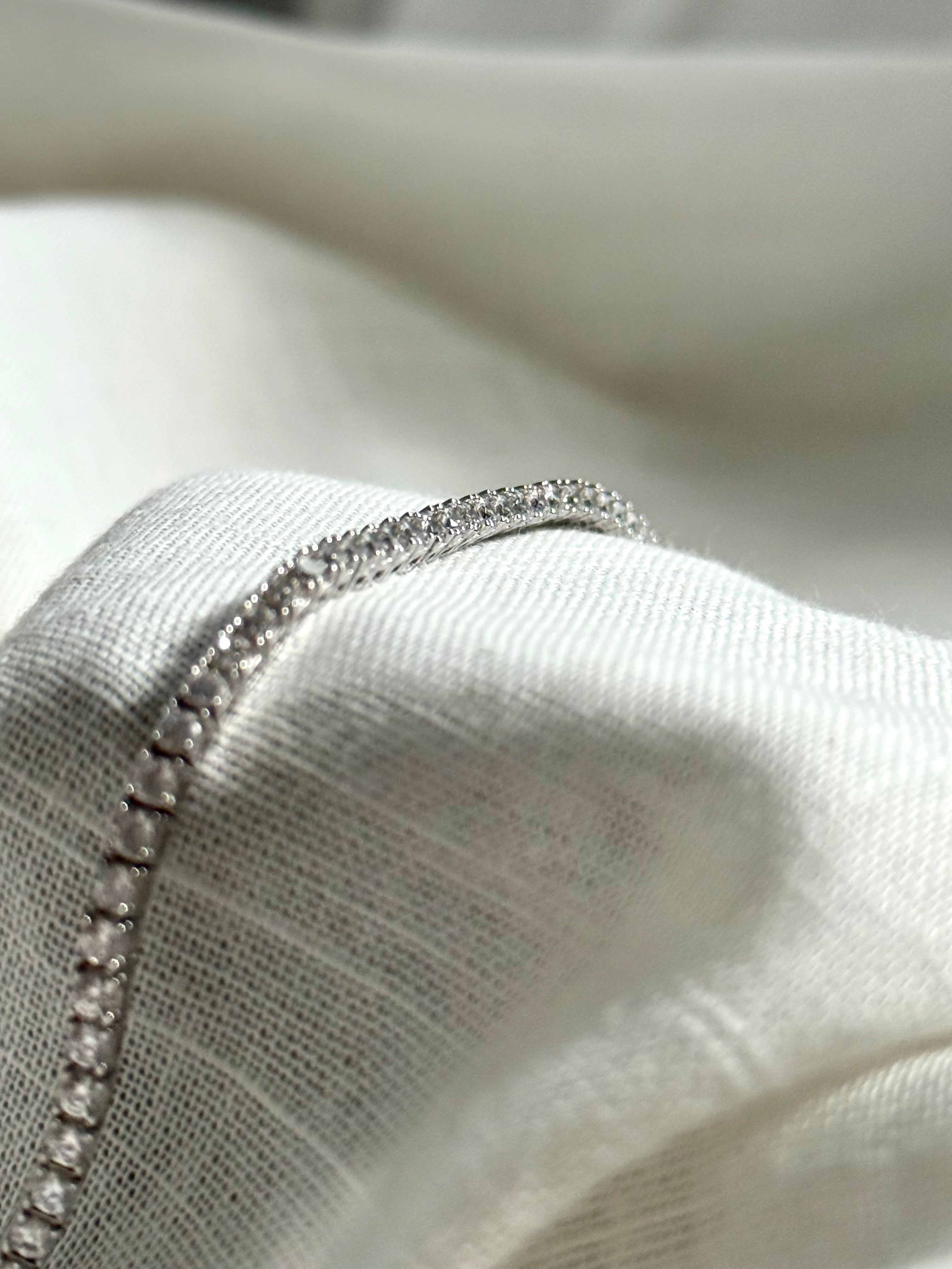 Pulsera "Éclat Eternity Moissanita"