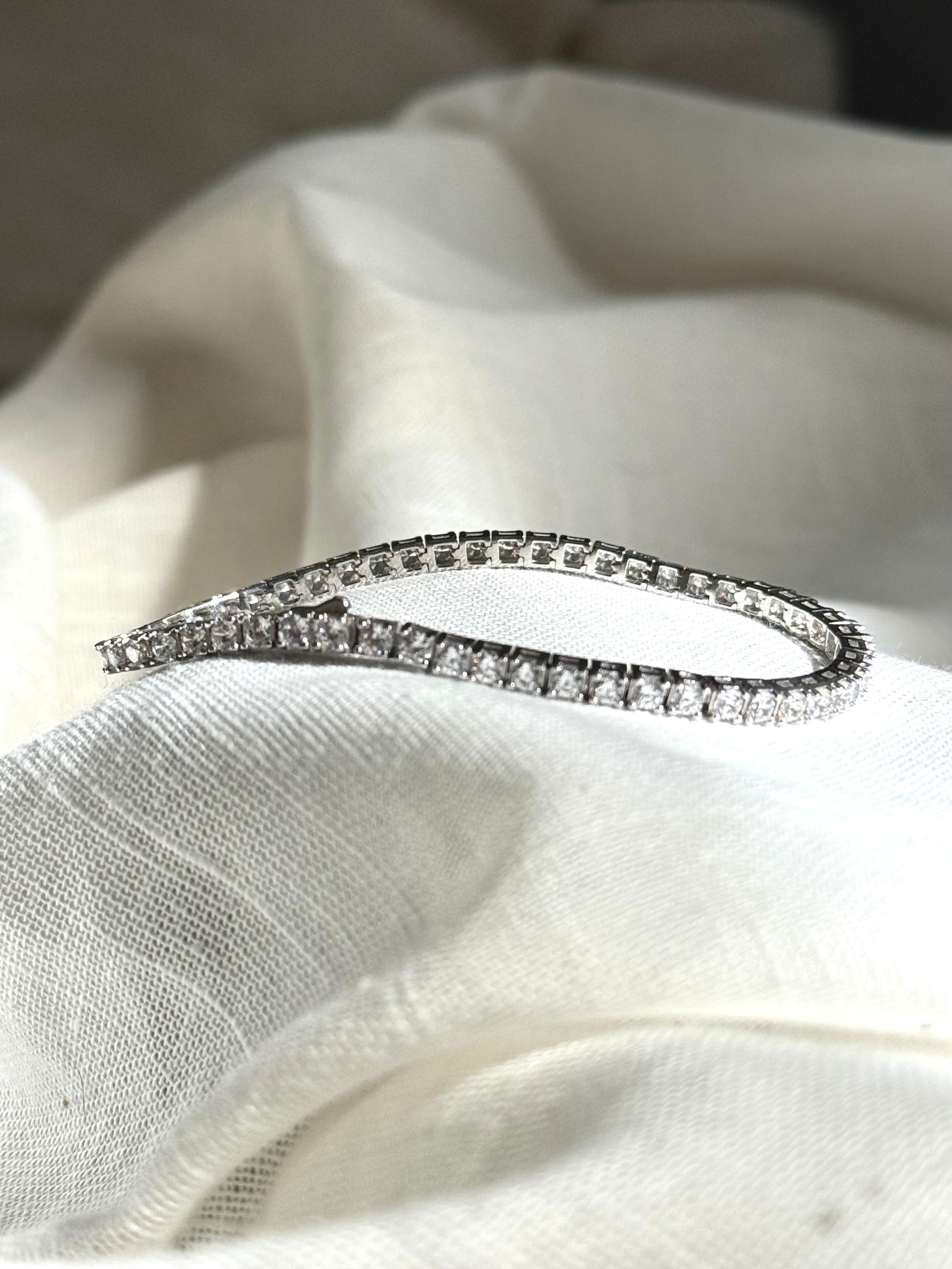 Pulsera "Éclat Eternity Moissanita"