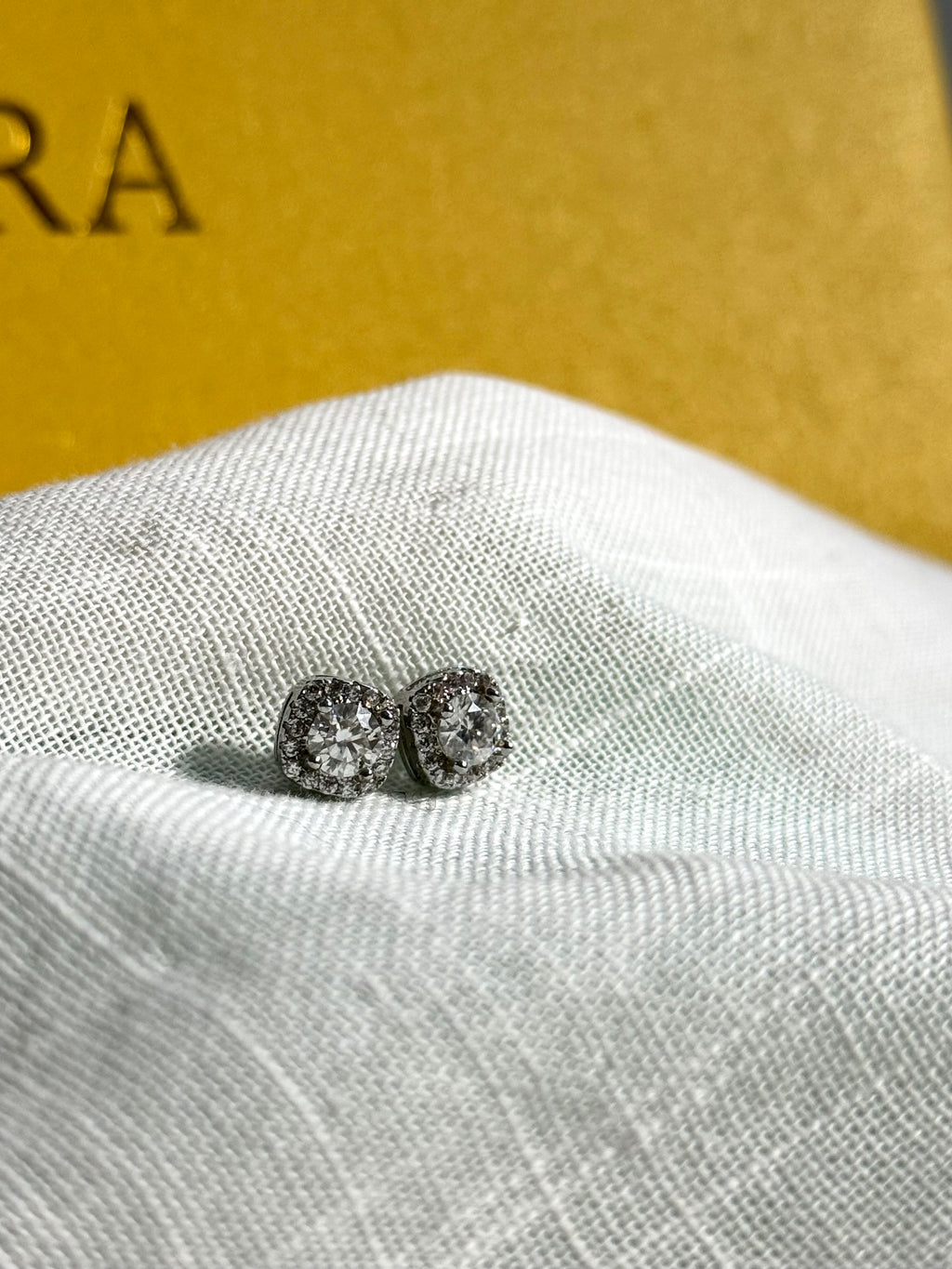 Pendientes "Moissanita Pure Glow"