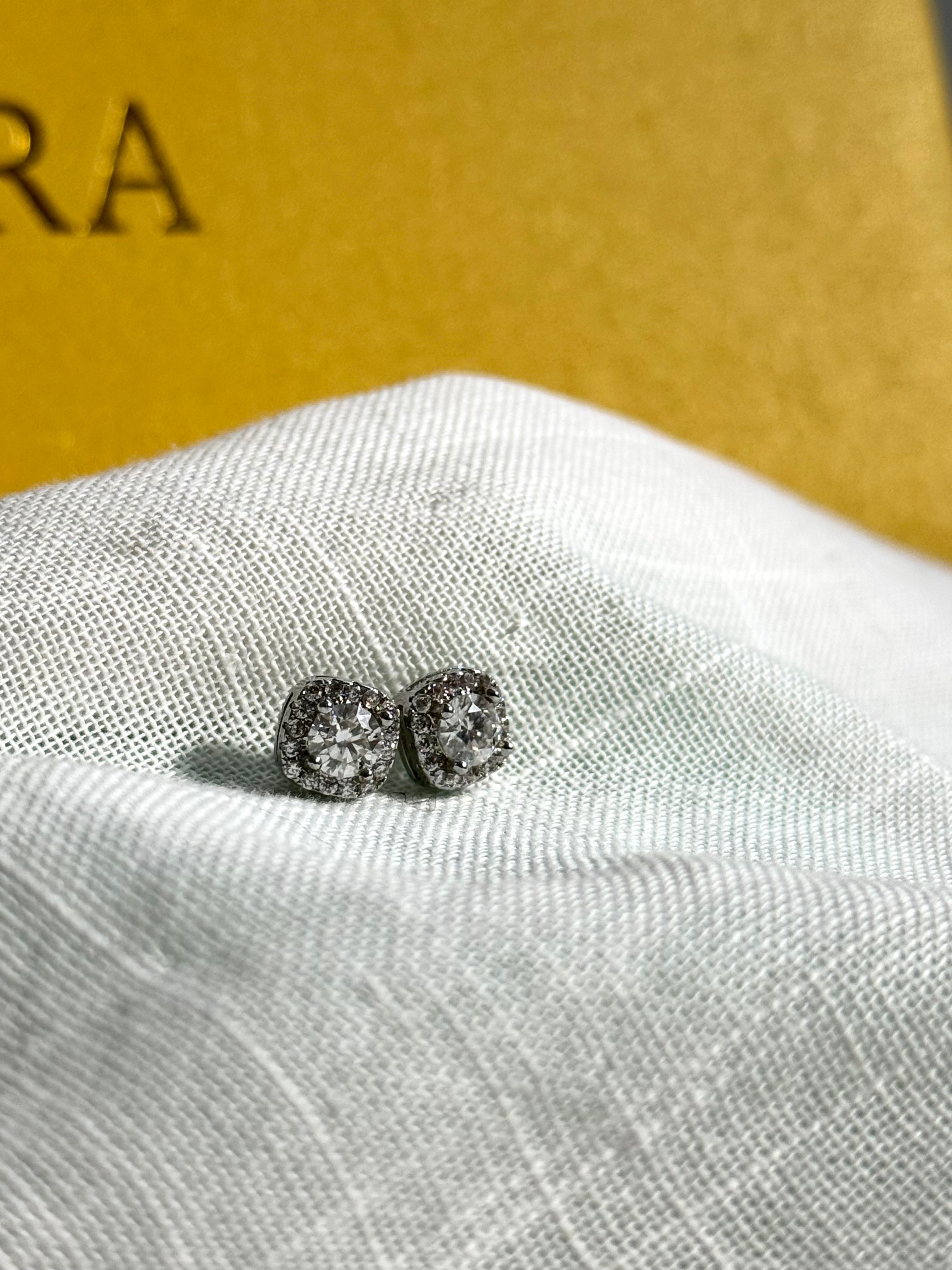 Pendientes "Moissanita Pure Glow"