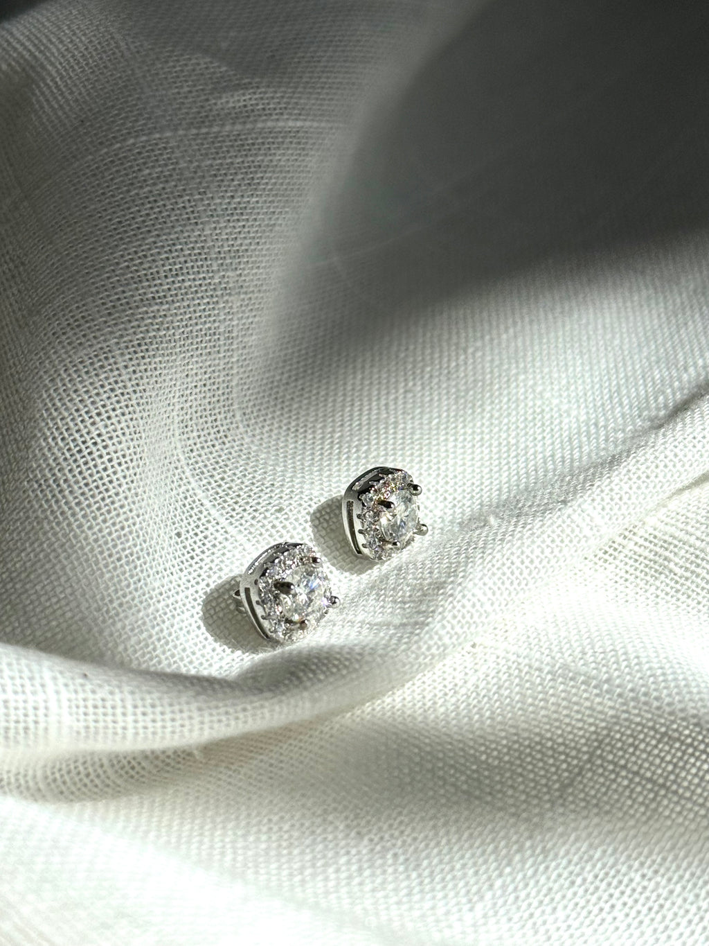 Pendientes "Moissanita Pure Glow"