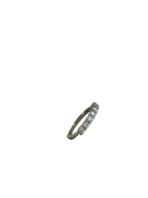 Anillo Étoile Eternelle — Alianza de moissanita — vista del producto 5